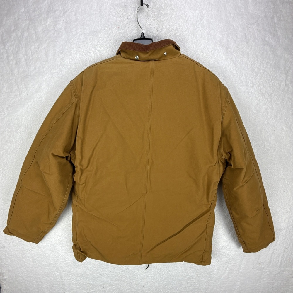 Carhartt Tan Field Jacket with Brown Collar - Picture 2 of 11